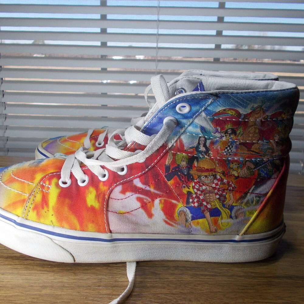 Vans Sk8 Anime 721356 Hi Top Shoes  Women's 11 Men's 9.5